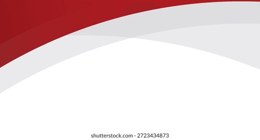 Fondo Abstractas de la curva roja y blanca. Diseño moderno de moda en Vector EPS 10