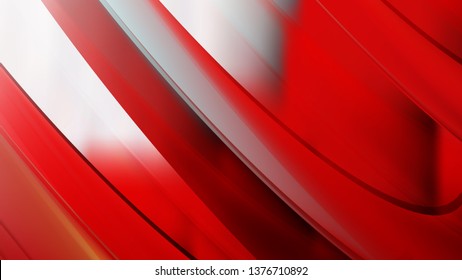 Abstract Red and White Diagonal Background