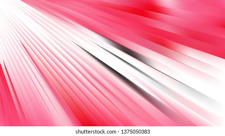 Abstract Red and White Diagonal Lines Background Vector Image