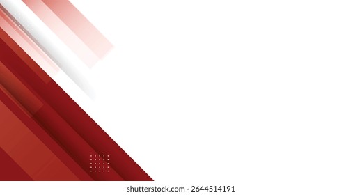 Abstract Red and White Diagonal Stripes Background Vector