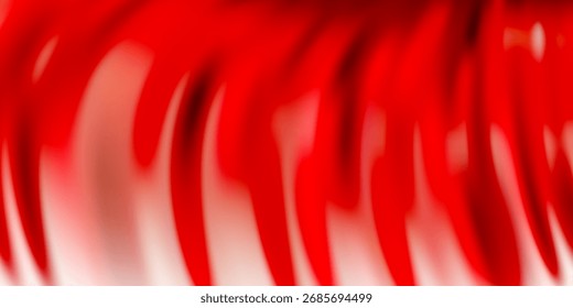 Abstractas textura de onda fluida roja y blanca, fondo de gradiente vibrante con curvas suaves,