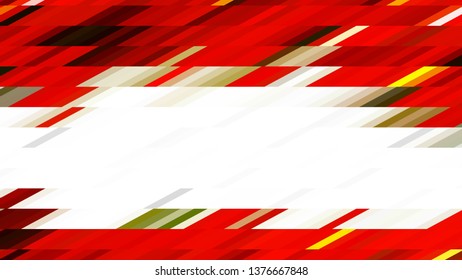 Abstract Red and White Geometric Shapes Background Illustrator