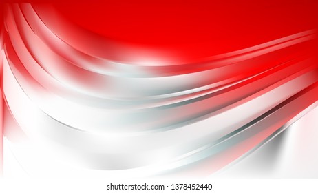 Abstract Red and White Graphic Background