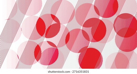 Abstractas fondo gráfico rojo y blanco con líneas diagonales Tecnología concepto futurista. Traje para el cartel, Anuncio, folleto, cubierta, Ilustración vectorial del volante