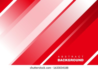 Abstract Red and White Line Gradient Background Design Template Vector