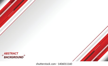Abstract red and white motion technology design. Vector corporate background. vector illustration.