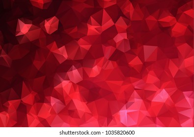 Abstract Red White Polygonal Mosaic Background, Vector illustration, Creative Business Design Templates