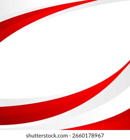 Abstract red and white square background. Modern Indonesian flag color theme. Perfect for Independence Day banners, celebration posters, national events, social media posts, and more