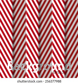 Abstract red & white stripes background