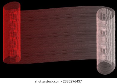 Abstract red and white stripes on black background, geometric stripes art design, template design, vector illustration