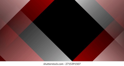 Abstrakter, roter und weißer Technologiehintergrund. Modernes rot-weißes Landschaftshintergrund-Design. Technologie geometrische rote Farbe Hintergrund. Vorlage für Broschüre, Druck, Anzeige, Magazin, Poster, Website