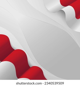 Resumen Bandera de la ola roja y blanca Día de la independencia de Indonesia Antecedentes