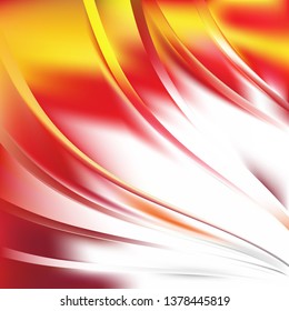 Abstract Red White and Yellow Background