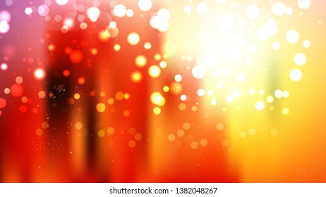 Abstract Red White and Yellow Defocused Background