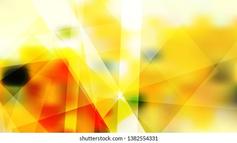 Abstract Red White and Yellow Geometric Shapes Background