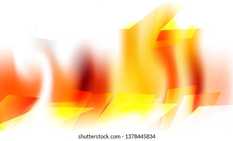 Abstract Red White and Yellow Graphic Background