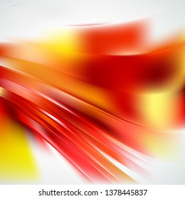 Abstract Red White and Yellow Graphic Background