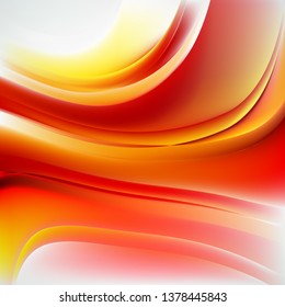 Abstract Red White and Yellow Graphic Background