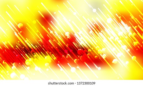 Abstract Red White and Yellow Random Diagonal Lines Background