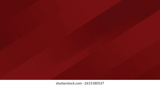 Abstract red wide banner background with 3d shadow geometric shapes decoratoin vector eps10