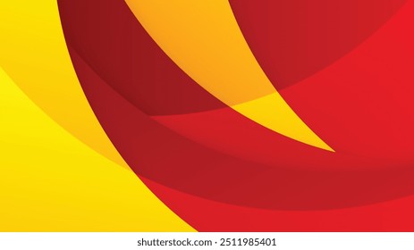 Abstract red and yellow background. Design for poster, template on web, backdrop, banner, brochure, website, flyer, landing page, presentation, certificate, and webinar