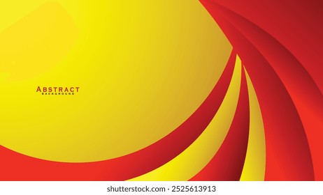 Abstract red and yellow background. Design for posters, web templates, backgrounds, banners, brochures, etc