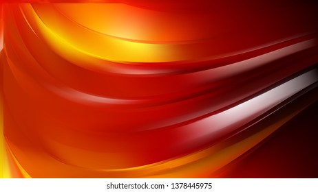 Abstract Red and Yellow Background Vector Illustration