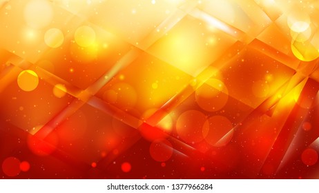 Abstract Red and Yellow Blurry Lights Background Vector