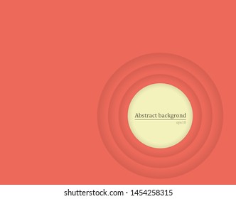 Abstract red and yellow circle background design for web,poster,presentation.Vector illustration