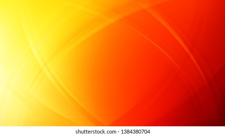 Abstract Red and Yellow Curve Background Image