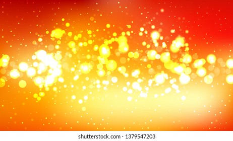 Abstract Red and Yellow Defocused Background Vector Art