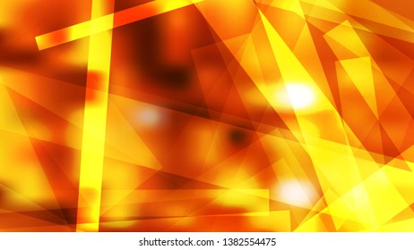 Abstract Red and Yellow Geometric Shapes Background Vector Image