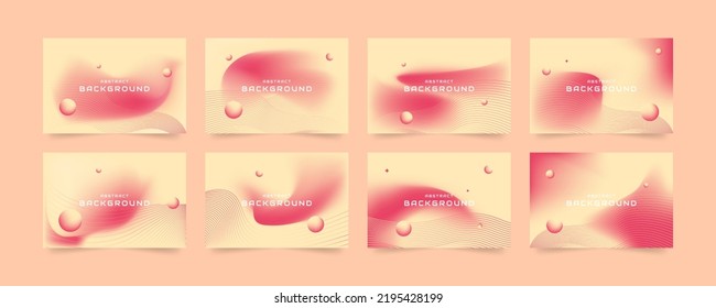 abstract red and yellow gradient color background