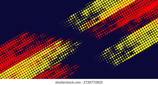 Fondo Abstractas de semitono rojo y amarillo
