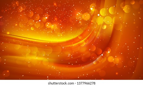 Abstract Red and Yellow Lights Background Vector