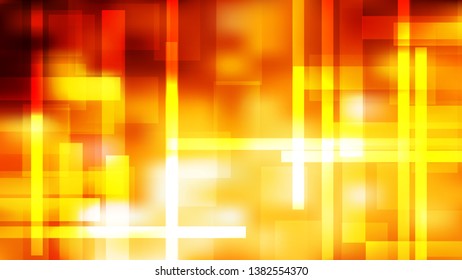Abstract Red and Yellow Lines Stripes and Shapes Background Image