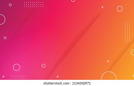 Abstract red and yellow modern elegant design background