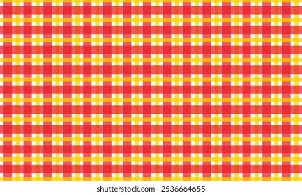 abstract red yellow plaid line pattern.