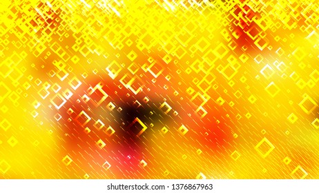 Abstract Red and Yellow Square Background