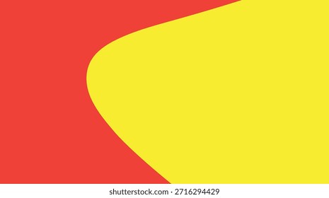 Abstractas diseño de Anuncio de Ilustración vectorial rojo y amarillo con ondas naranjas y líneas de papel para una Plantilla de Web de negocios en blanco o fondo de Fondo de pantalla