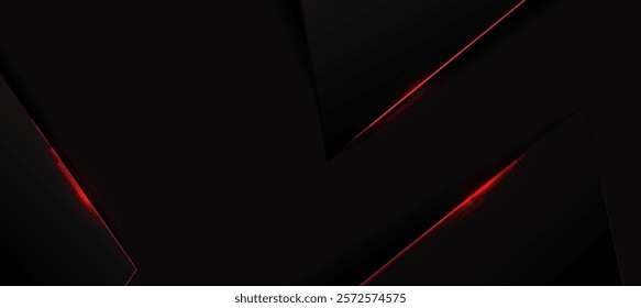Abstract red-black polygon elegant background vector illustration for banner business product present