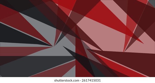 Abstract red-black polygon elegant background vector illustration for banner business product presentation