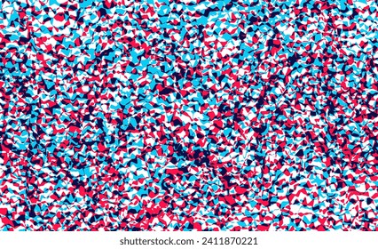 Resumen de fondo rojo-azul. Resumen de la onda de línea rojo-azul con efecto de distorsión.