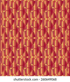 Abstract red-gold celtic knot triquetra background