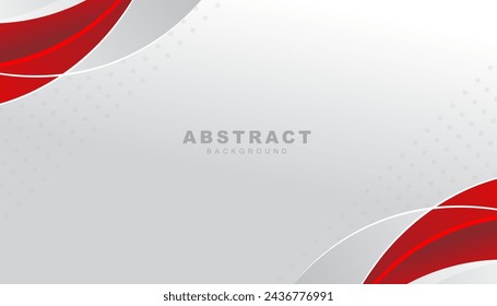 Abstract red,gray and white blank space modern futuristic background vector illustration design.