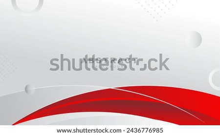Abstract red,gray and white blank space modern futuristic background vector illustration design.