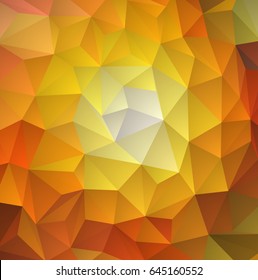 abstract red,orange,pink low-polygonal background, vector design elements