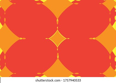 Abstract red-pink background with patterns.