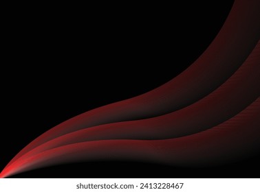 Abstract Red-white Line, with dark backgroudn, black background, red and white line background