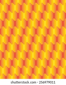 Abstract red-yellow gradient background with rhombus